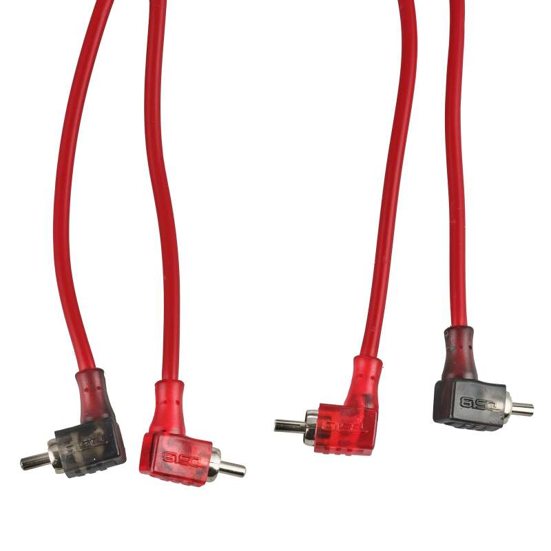 DS18 Level 2 RCA Wire 20-Feet Smart 90-Degree Connectors
