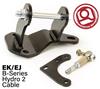 Innovative 96-00 Civic B-Series Black Steel Hydro to Cable Trans Conversion Bracket and Actuator