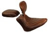 Mustang 11-13 Harley Blackline,12-17 Slim/Slim S Wide Tripper Solo Seat - Distressed Brown