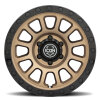 ICON Hulse 18x9 / 6x5.5 / 25mm / 6in BS Satin Bronze w/ Gloss Black Lip