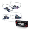 Oracle Chevy Silverado 14-15 Halo Kit Non-Projector Style - ColorSHIFT w/ BC1 Controller