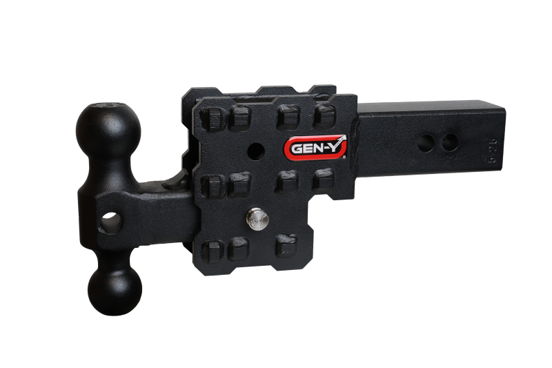 Gen-Y Phantom-X 2.5in Solid Shank 2.5in Drop 1.6K TW 16K Hitch w/GH-051 (No Flat Towing)