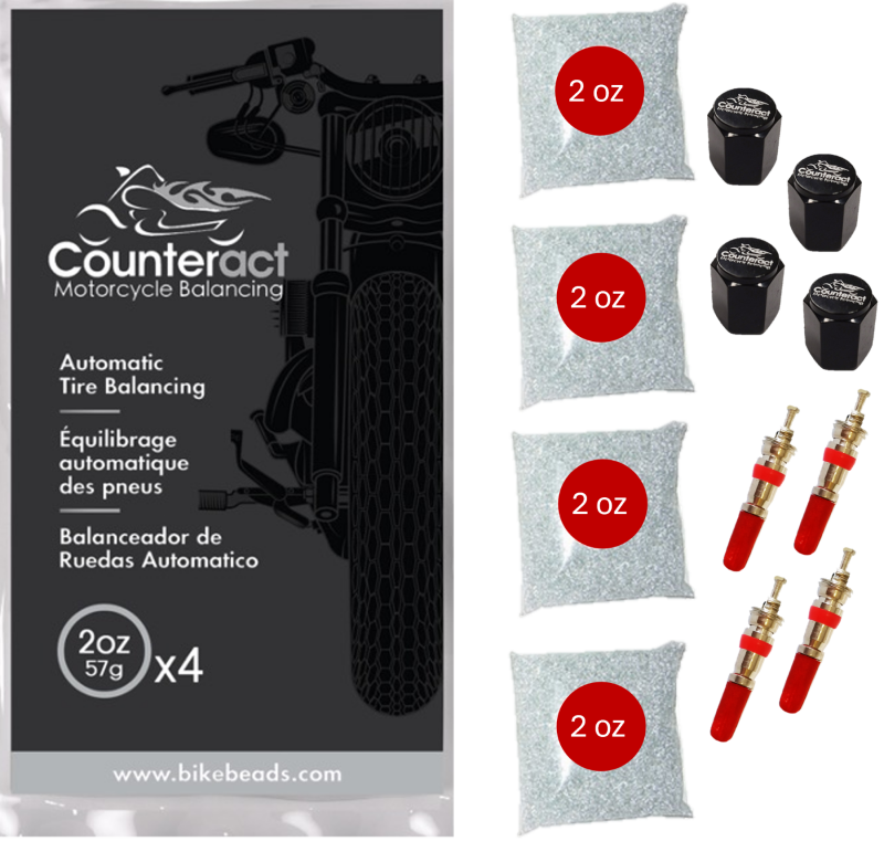 Counteract Motorcycle Balancing Bead Shop Pack (4) 2oz Bags