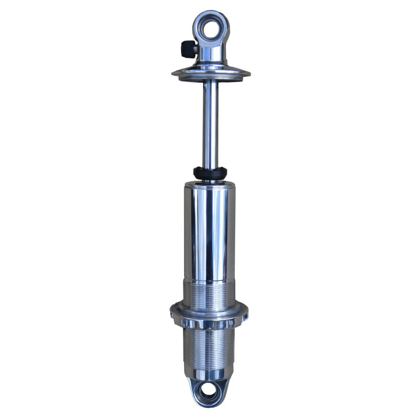 Ridetech Polished HQ Coilover Shock Single Adjustable 3.6in Stroke / 2in Stud Mount - Single