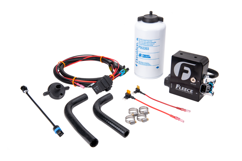 Fleece Performance 11-16 GM 2500/3500 Duramax Auxiliary Heated Fuel Filter Kit