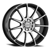 Maxxim Champ 17x7 8x100/108 ET40 Machined Face / Gloss Black