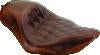 Mustang 04-21 Harley Sportster Wide Tripper Solo Seat Diamond Stitch- Distressed Brown