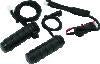 Kuryakyn Heated ISO Grips Throttle-By-Wire Gloss Black