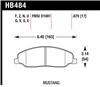Hawk 2008-2009 Ford Mustang Bullitt 4.6 HPS 5.0 Front Brake Pads