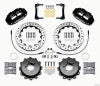 Wilwood Narrow Superlite 4R Rear Kit 12.88in Drilled 2008-2012 Subaru WRX w/Lines