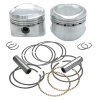 S&S Cycle 84-99 BT 89in Low Compression Stroker Pistons - .010in