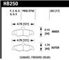 Hawk 98-02 Chevrolet Camaro 5.7L/3.8L / 98-02 Pontiac Firebird 5.7L/3.8L  HPS Street Rear Brake Pads