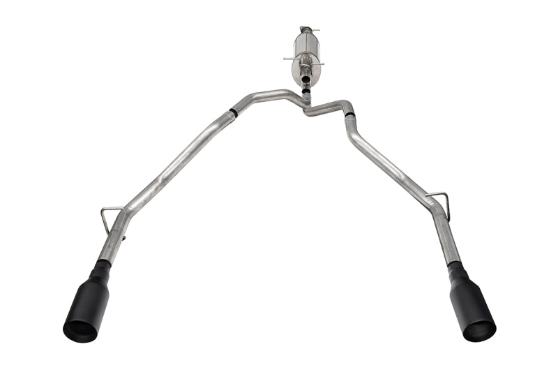 Corsa 25-26 Ram 2.5in Stainless Steel Sport Cat-back Dual Rear Exit 5.0in Black Tips