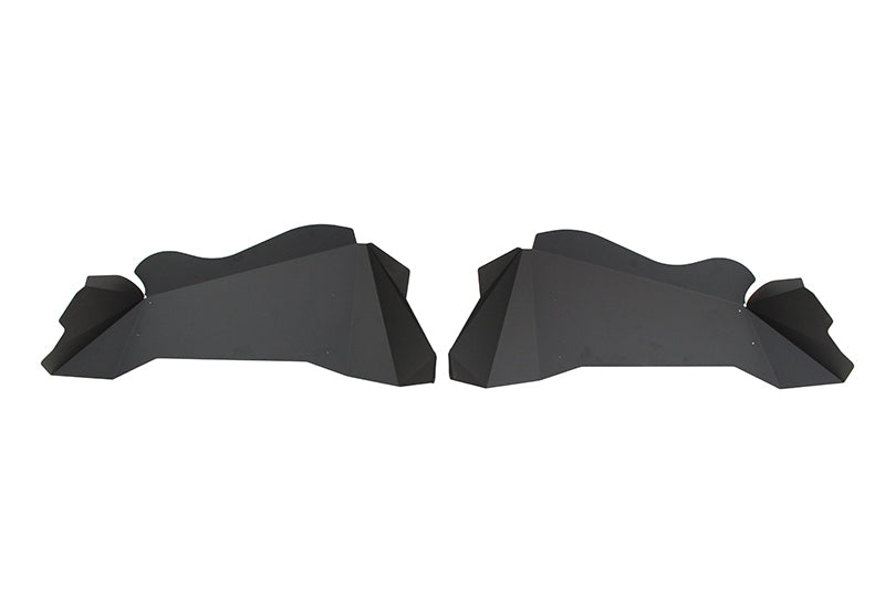Fishbone Offroad 07-18 Jeep Wrangler JK Aluminum Rear Inner Fenders - Black Powdercoat