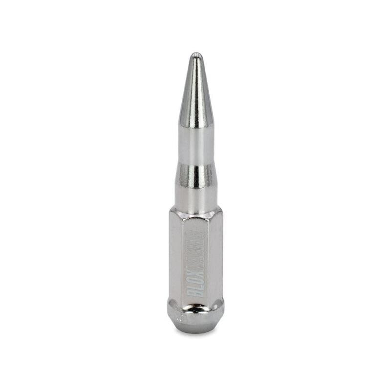 BLOX Racing Spike Forged Lug Nuts - Chrome 12 x 1.25mm - Set of 16