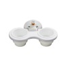SeaSucker 2-Cup Holder Vertical - White