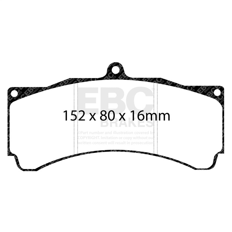 EBC Brakes Yellowstuff Performance Brake Pads