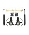 MaxTrac 07-16 GM C1500 2WD w/Cast Steel Susp. 4.5in/2in MaxPro Spindle Lift Kit w/MaxTrac Shocks