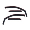 Westin 2014-2018 Chevy Silverado 1500 Dbl Cab In-Channel Wind Deflector 4pc - Smoke