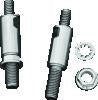Kuryakyn Raised Mirror Adaptors Metric Models (Excluding Yamaha) Chrome