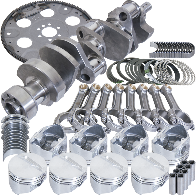 Eagle Chevy LT1350 1Pc 3.750in Crank 5.700in I-Beam Rods 4.030in Pistons 153 Tooth FP Bal Assembly