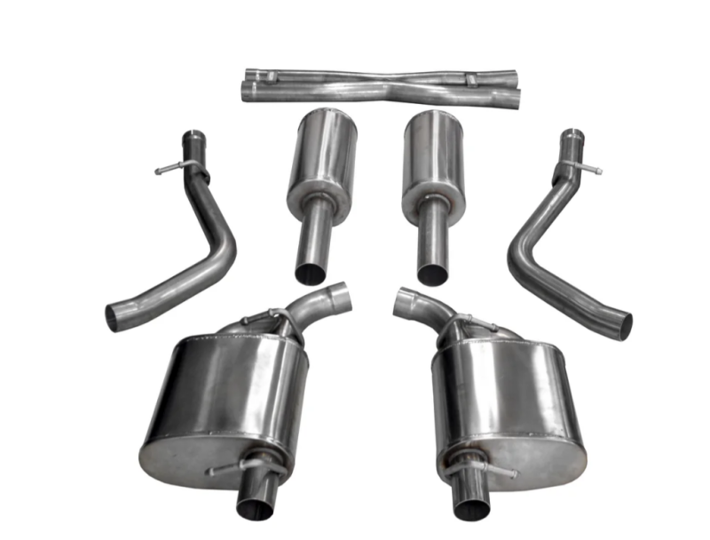 Corsa 2015-2023 Dodge Challenger 3.6L 2.5in Cat-Back Dual Rear Exit (re-uses stock exhaust bezel)