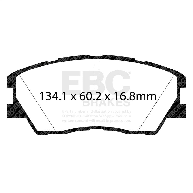 EBC 2020+ Kia Soul 1.6T Redstuff Front Brake Pads