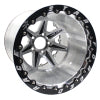 Race Star 72 ValStar 15x8 / 5x4.75BC / 4.5BS / 3.072in CB / Machined w/Black Accents Wheel