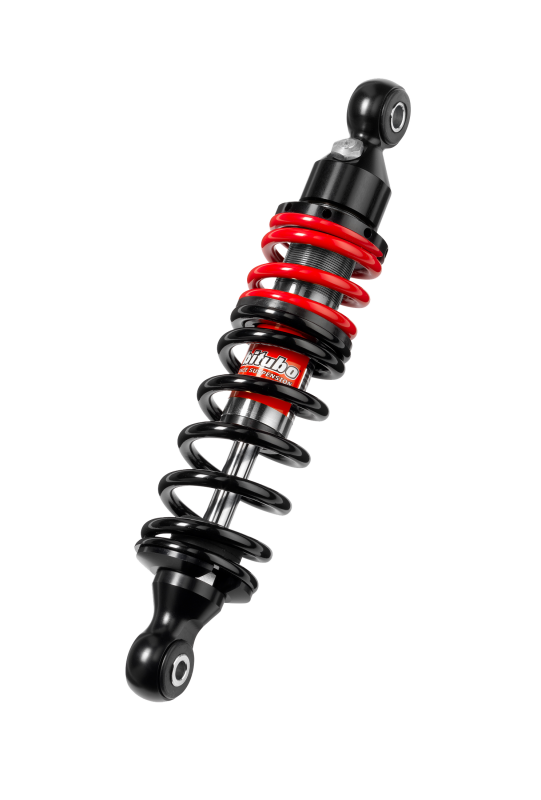 Bitubo YEP0 Monoshocks Front Adjustable: Spring Preload, Red Spring