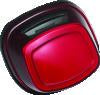 Kuryakyn Tracer LED Taillight Red Lens With License Light
