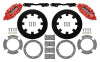 Wilwood 17-21 Can-Am X3RS Red 6-Piston Rear Kit 11.25in - Undrilled Rotors
