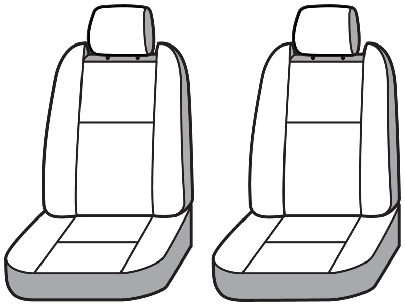 Covercraft 22-23 GMC Hummer Carhartt Super Dux SeatSaver Custom Front Row Seat Covers - Black