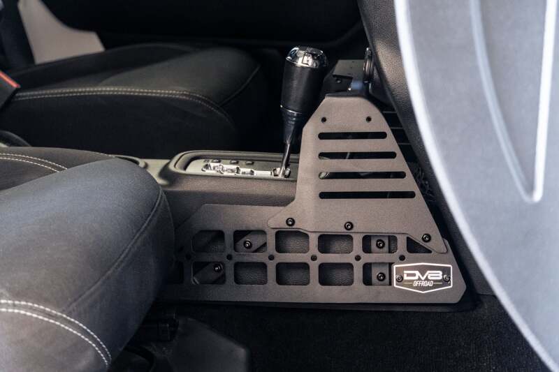 DV8 07-18 Jeep Wrangler JK Center Console Molle Panels & Device Bridge