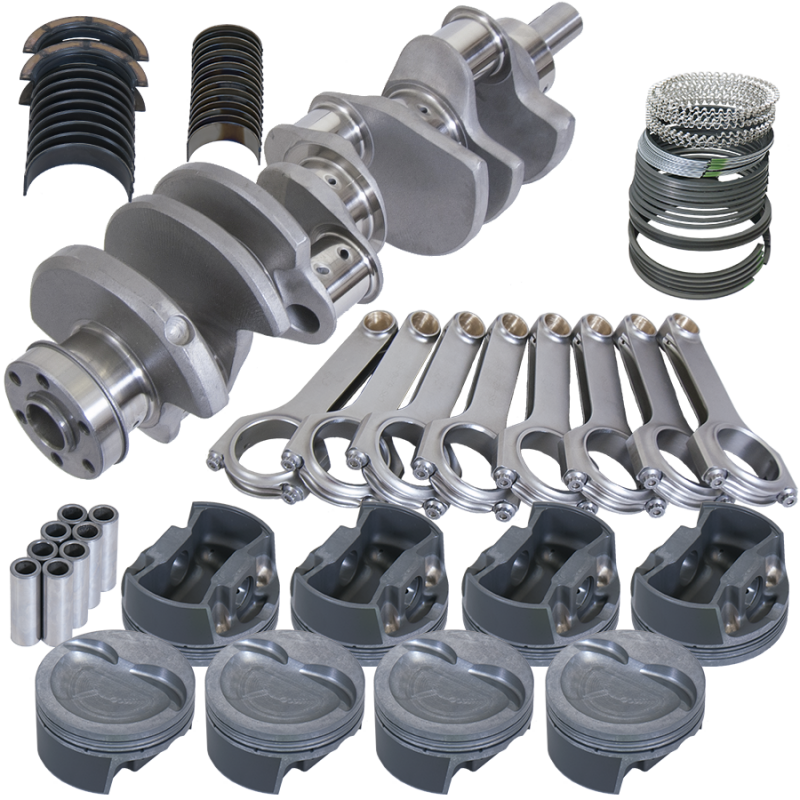 Eagle Ford 351W 4.000in Crank 6.250in H-Beam -6.6cc Flat Top 4.155in Pistons Balanced Assembly