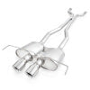Stainless Works 2009-15 Cadillac CTS-V Coupe 3in Catback System X-Pipe Chambered Mufflers 4in Tips