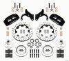 Wilwood Dynapro 6 Front Hub Kit 12.19in Drilled 69-70 Impala Drum/Disc 69-82 Vette