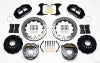 Wilwood Narrow Superlite 4R Rear P-Brk Kit 12.88in Drilled Chevy 12 Bolt w/ C-Clips Staggered mt