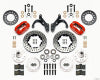 Wilwood Forged Dynalite Front Kit 11.00in Drill-Red 69-70 Impala Drum/Disc 69-82 Vette