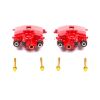 Power Stop 01-10 Chrysler PT Cruiser Rear Red Calipers w/o Brackets - Pair