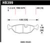 Hawk 84-4/91 BMW 325 (E30) HT-10 Rear Race Pads (NOT FOR STREET USE)