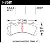 Hawk 09 Nissan GT-R R35 HPS Street Front Brake Pads