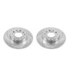 Power Stop 16-18 Fiat 500X Rear Evolution Drilled & Slotted Rotors - Pair