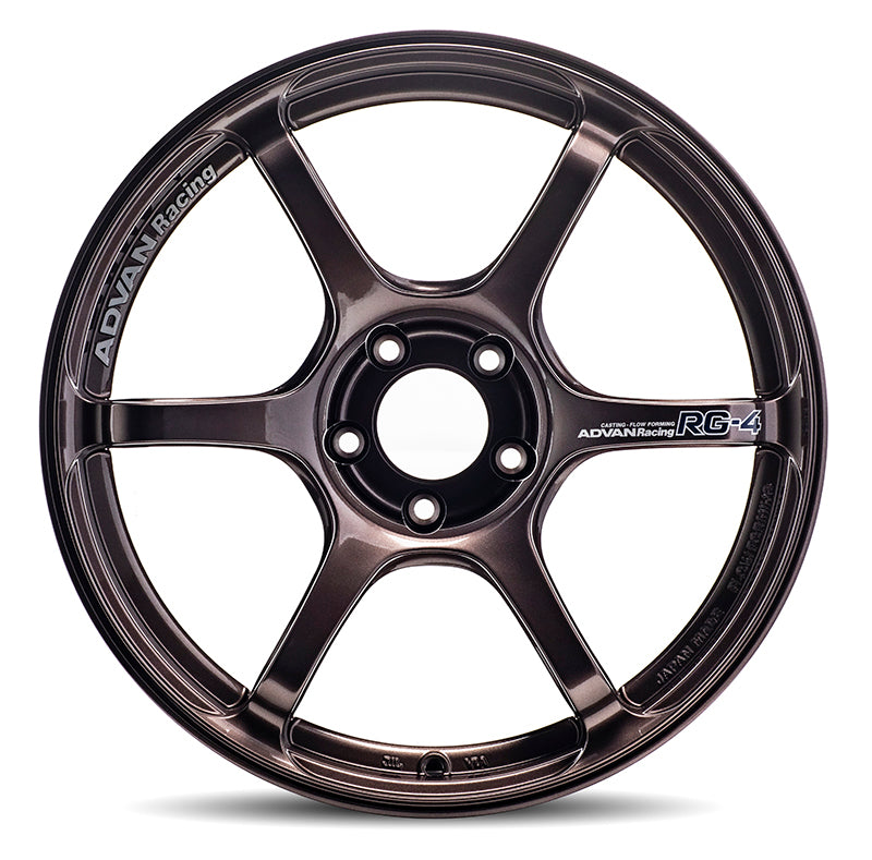 Advan RG-4 18x7 +41 4x100 Racing Copper Bronze Wheel
