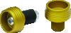 Kuryakyn Lodestar Front Axle Slider Gold