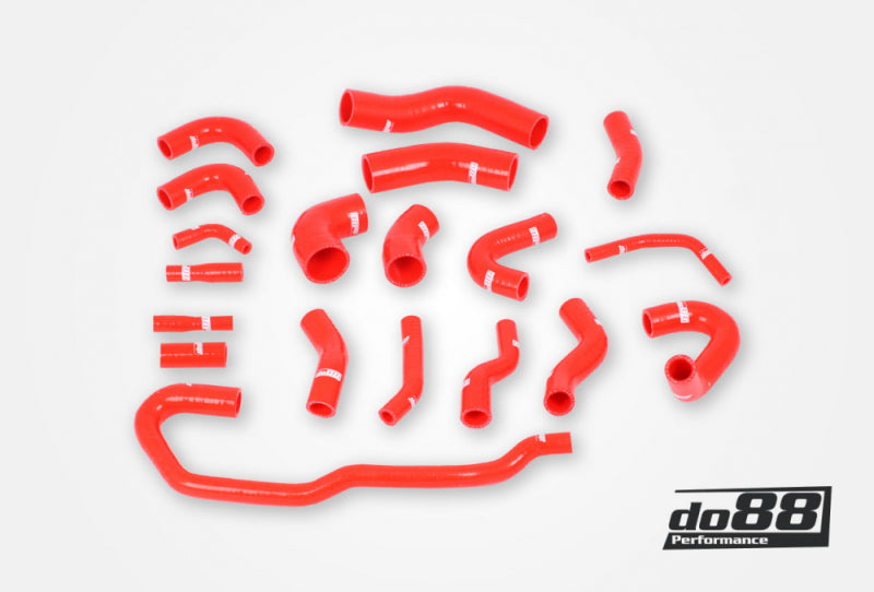 do88 02-04 Audi RS6 4.2L BiTurbo (C5) Coolant Hoses - Red