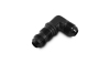 Vibrant -10AN Bulkhead Adapter 90 Degree Elbow Fitting - Anodized Black Only
