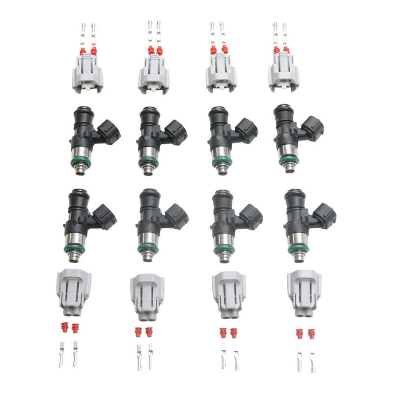 DeatschWerks Set of 8 2200cc/min For The Fitech Go EFI 8/Holley Super Sniper 1250/ Sniper Xflow 1375