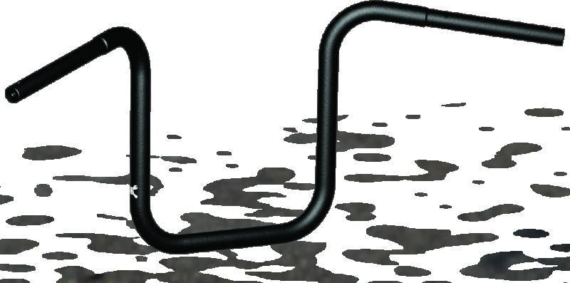 Burly Brand Ape Hanger 12in - Black