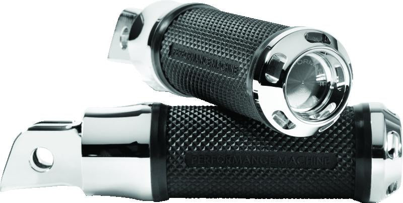 Performance Machine Footpegs Apex Rider - Chrome