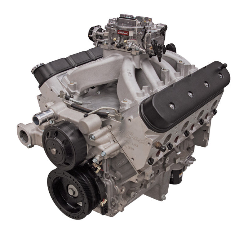 Edelbrock Carbureted LS 416 Victor Jr. Crate Engine w/ Accessories
